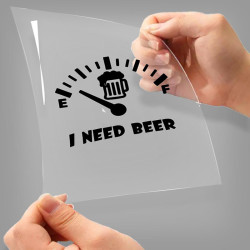 I Need Beer A4 Stick Zing