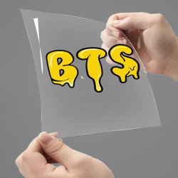 BTS Yellow Sticky A4...