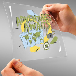 Adventures Awaits A4 StickZing